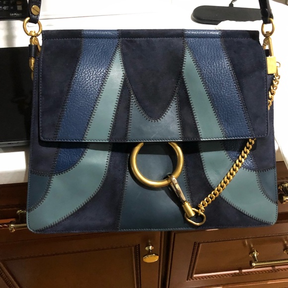 Chloe Faye Patchwork Bag - Picture 2 of 7